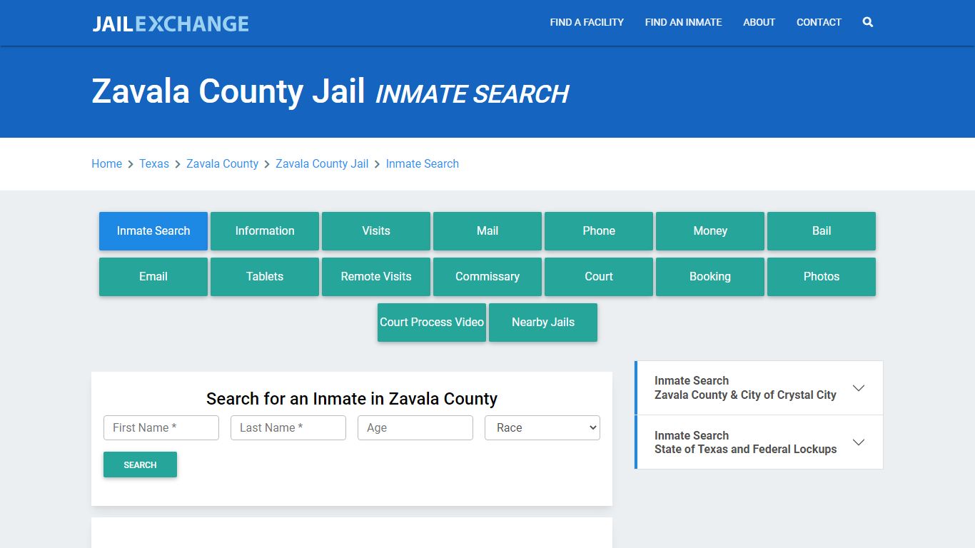 Zavala County Jail, TX Inmate Search: Roster & Mugshots